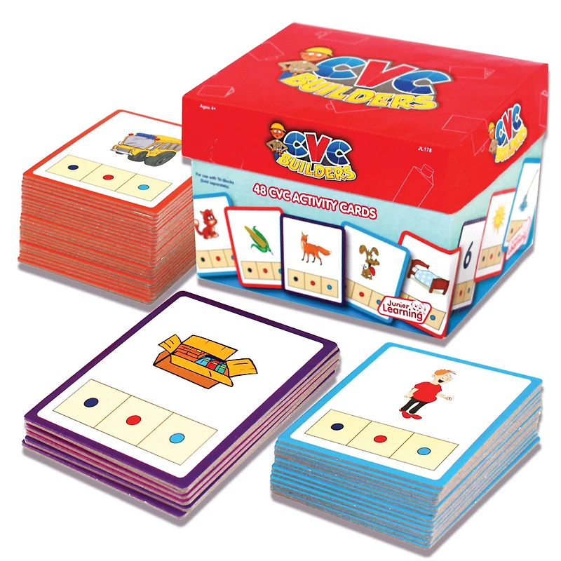 Junior Learning® CVC Builders Activity Cards