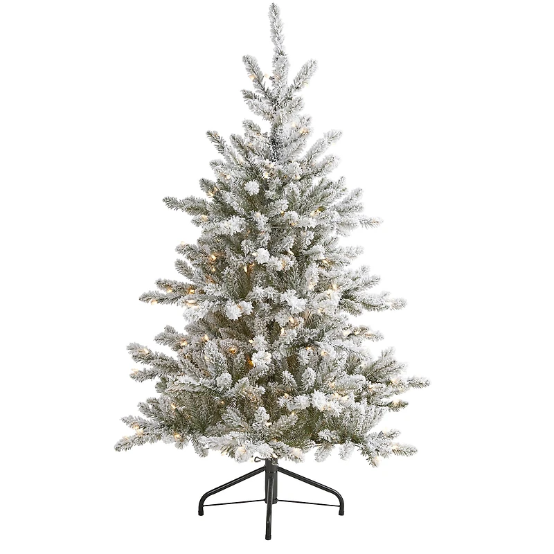 5ft. Pre-Lit West Virginia Spruce Artificial Christmas Tree, Clear LED Lights