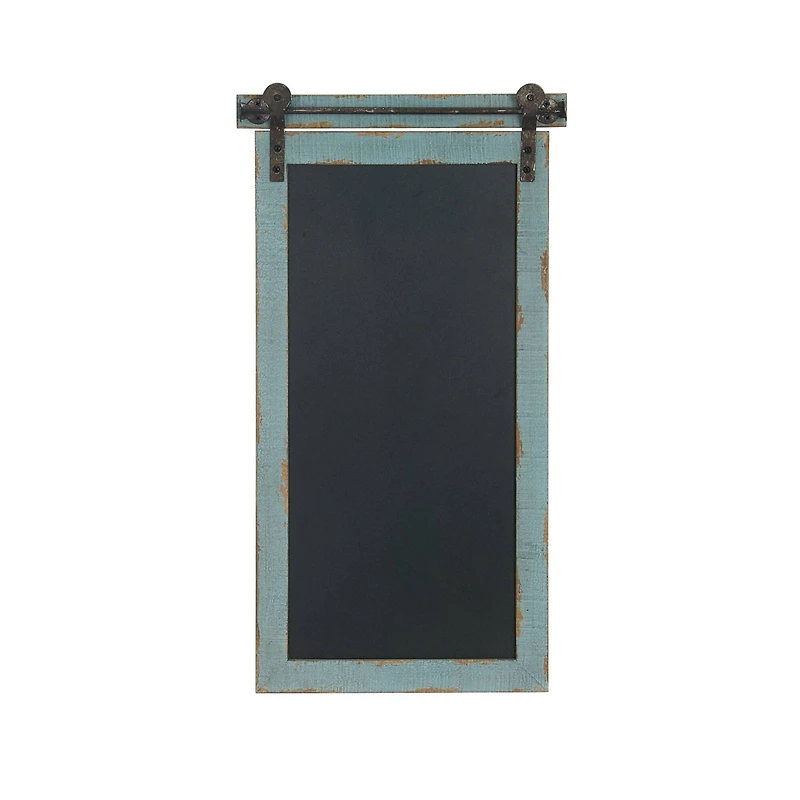 Blue Wall Mounted Chalk Board