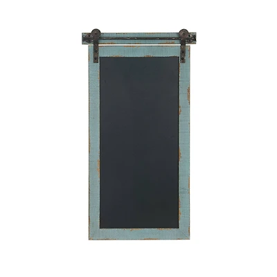 Blue Wall Mounted Chalk Board