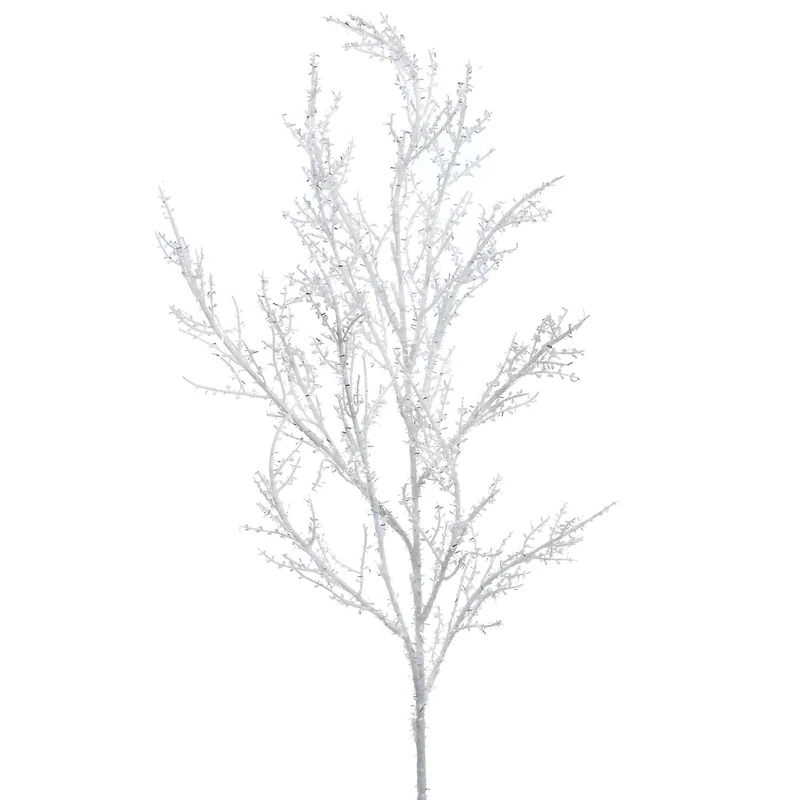 30" White Glitter Tinsel Stem by Ashland®