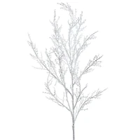 30" White Glitter Tinsel Stem by Ashland®