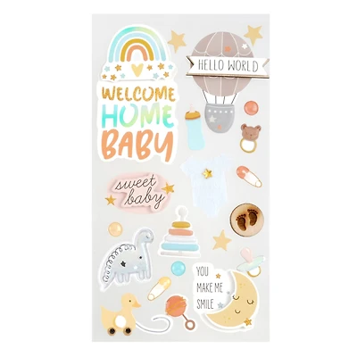 Welcome Baby Dimensional Stickers by Recollections™