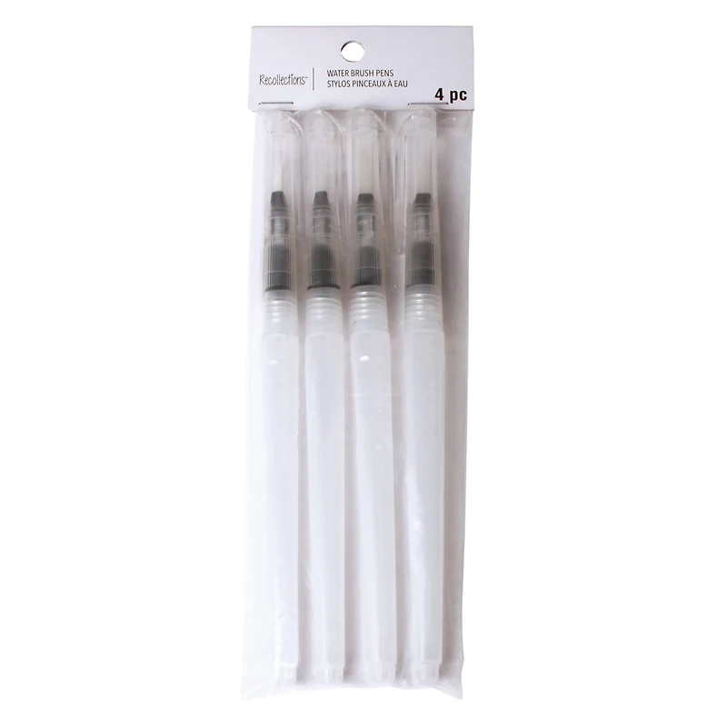 Water Brush Pens by Recollections™, 4ct.