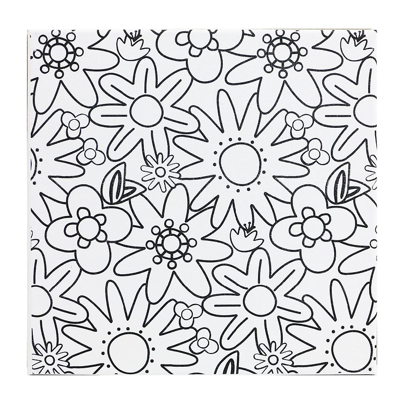 Flowers Canvas Painting Kit by Creatology™