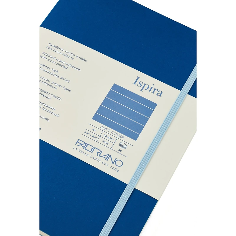 Fabriano® Ispira A5 Lined Softcover Notebook