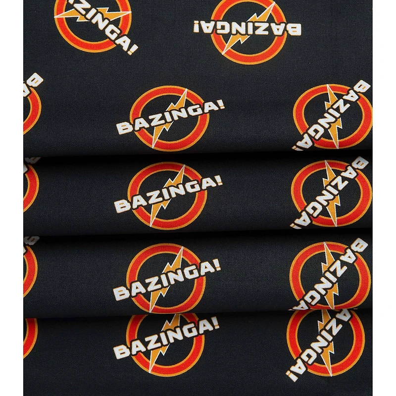 The Big Bang Theory Bazinga Precut Cotton Fabric
