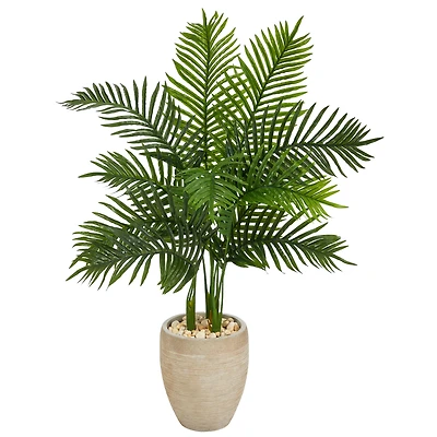 3.5ft. Areca Palm Tree in Sand Colored Planter
