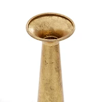 Set of 3 Blue Metal Coastal Style Vase, 27", 24", 20"