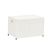 Household Essentials 19" White Woven Sturge Chest