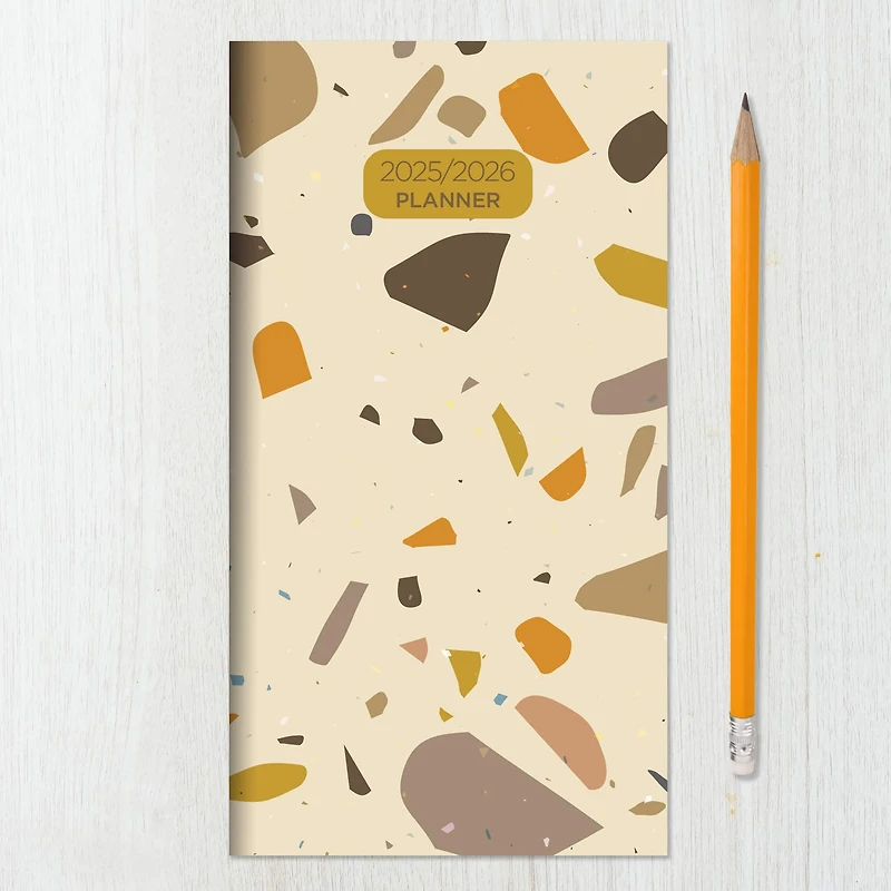 TF Publishing 2025-2026 Terrazzo Small Monthly Pocket Planner
