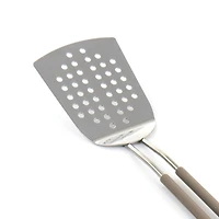Martha Stewart Gray Stainless Steel Slotted Spatula