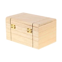 Unfinished Wooden Hinged Box by Make Market®