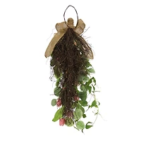 26" Hydrangeas, Tulips & Eucalyptus Swag