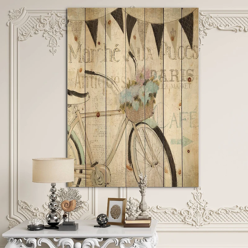 Designart - French Bicycle Flea Market I