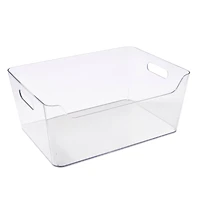 Large Clear Open Storage Bin by Simply Tidy