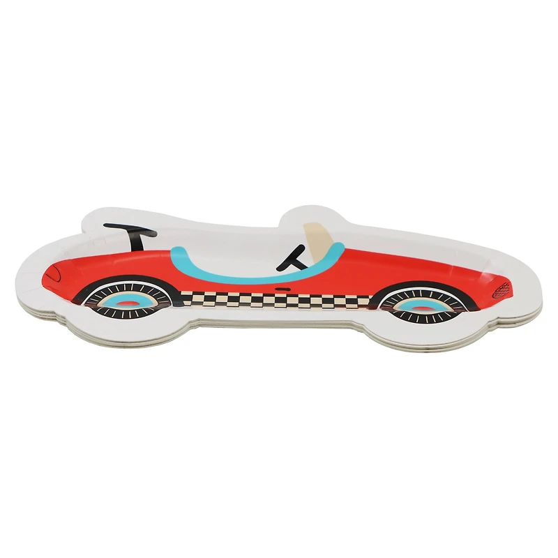 9" Red Car Shaped Plates, 8ct. by Celebrate It™