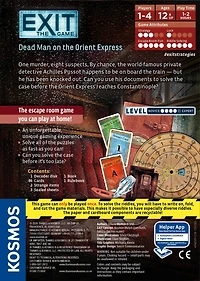 Thames & Kosmos EXIT: Dead Man on the Orient Express Game