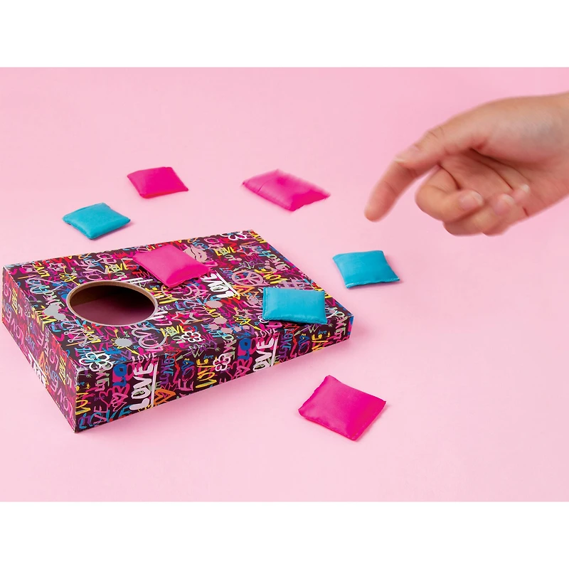 Make It Real™ 3C4G Graffiti Table Top Cornhole Set