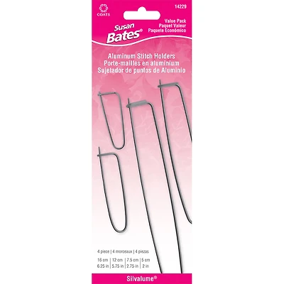 Susan Bates® Aluminum Stitch Holders, 4ct.
