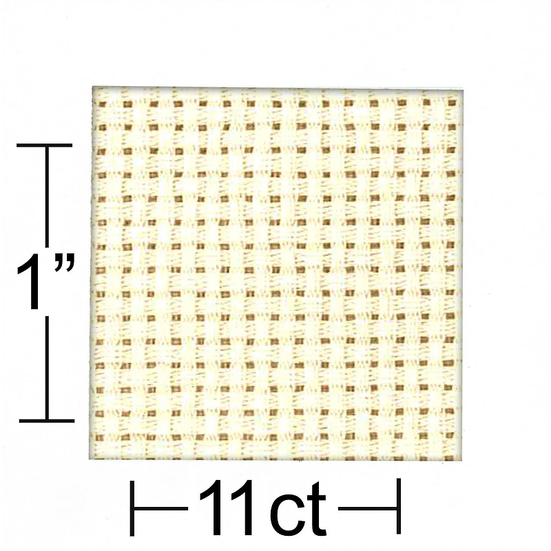 Essentials by Leisure Arts Cream 11ct. Aida Cloth, 30" x 36"