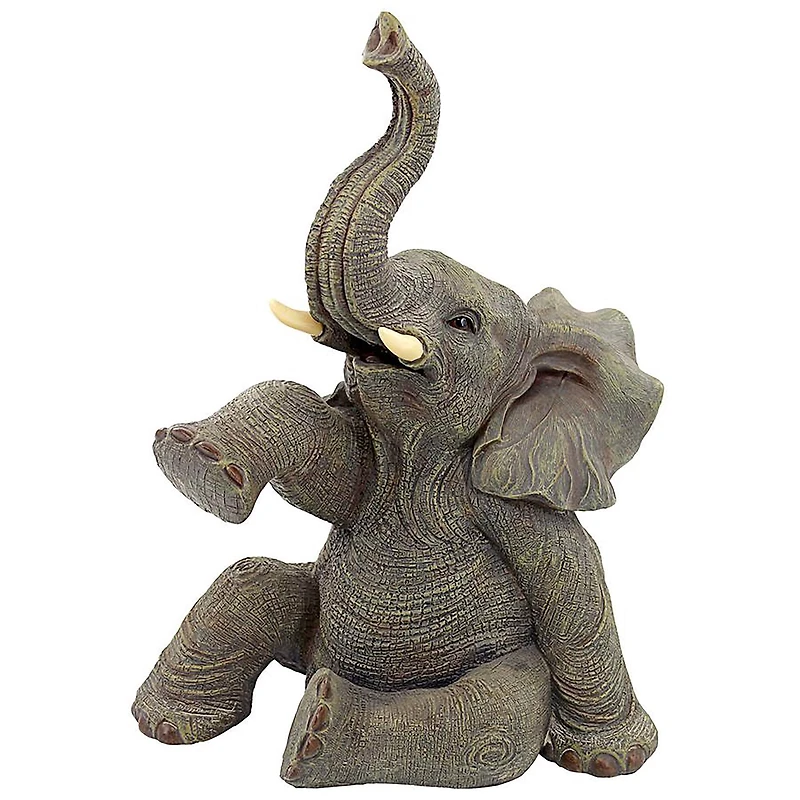 Design Toscano 20" Petey the Pint-Sized Elephant Garden Statue