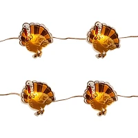 18ct. Warm White LED Turkey Icon String Lights by Ashland®