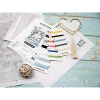 Letistitch Be Happy Counted Cross Stitch Kit