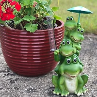 Santa's Workshop 14" Frog Rain Gauge Accent