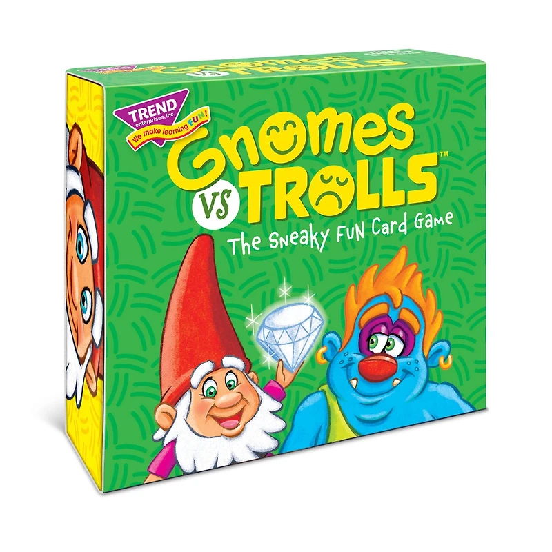 Trend Enterprises® Gnomes vs Trolls The Sneaky Fun Card Game