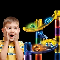 National Geographic™ 50-Piece Glow-in-the-Dark Marble Run