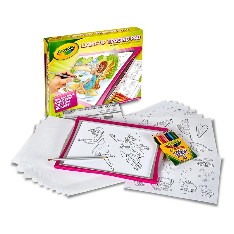 Crayola® Pink Light Up Tracing Pad