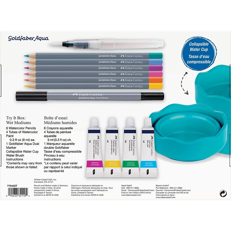 Faber-Castell® Creative Studio Wet Mediums Try It Box