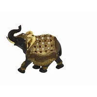 Gold Eclectic Elephant Sculpture Set