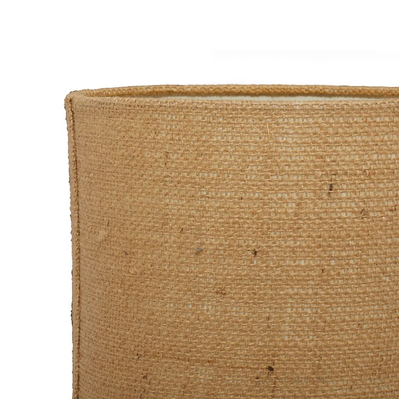 Brown Wood Rustic Table Lamp, 14" x 10" x 10"