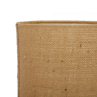 Brown Wood Rustic Table Lamp, 14" x 10" x 10"