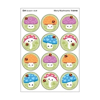 TREND Enterprises® Merry Mushrooms, Dirt scent Scratch 'n Sniff Stinky Stickers®, 48 Per Pack, 6 Packs total of 288