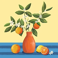 11" x 11" Lemons & Vase Canvas Painting Kit by Craft Smart®