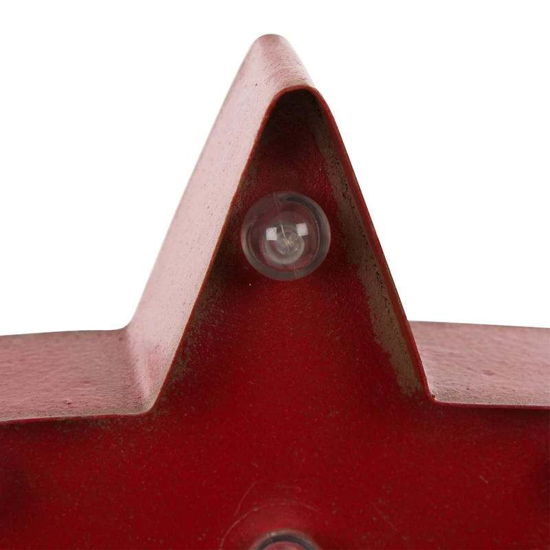 Glitzhome® 7" Marquee LED Star Stocking Holder Set