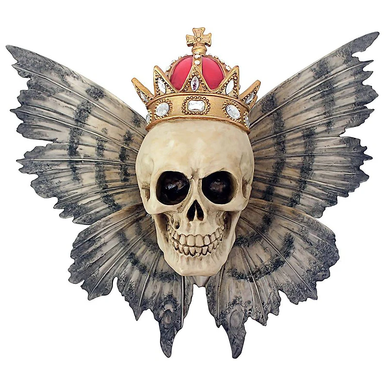 Design Toscano 13" Mortality Metamorphosis Death Skull Wall Sculpture