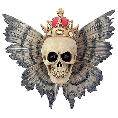 Design Toscano 13" Mortality Metamorphosis Death Skull Wall Sculpture