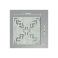 RoomMates White Botanical Trellis Acoustical Peel & Stick Tiles