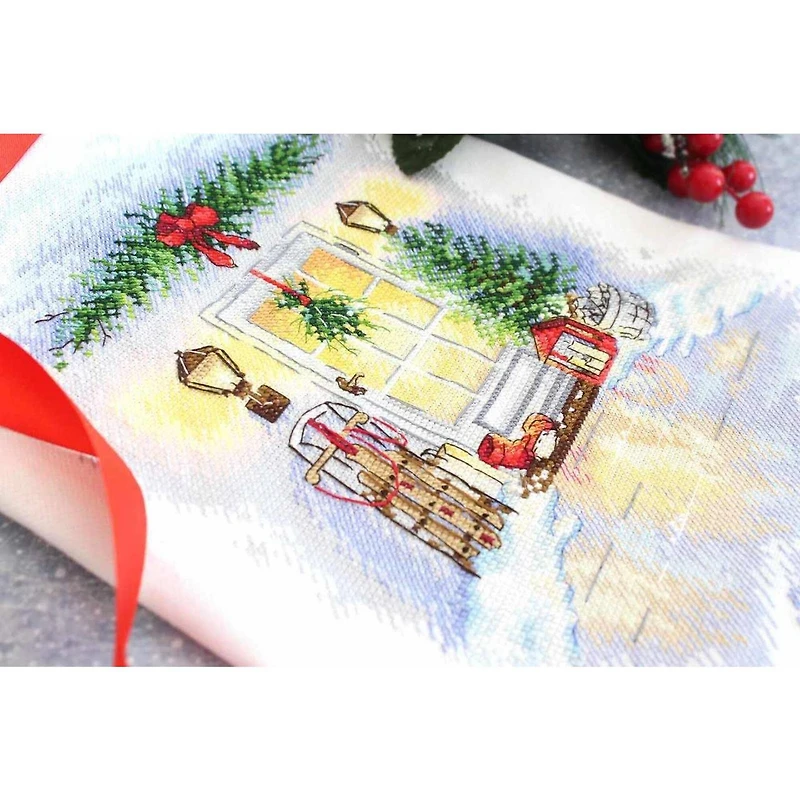 Christmas Door Cross Stitch Kit