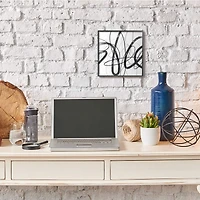 Stupell Industries Abstract Fluid Brush Strokes Distressed Pattern,12" x 12"