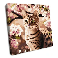Ideyka Kitten in the Garden Painting by Numbers Kit