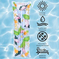 Pool Central 6ft. Inflatable Pink Flamingo Swimming Pool Float