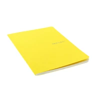 Fabriano® EcoQua Lemon Staple-Bound Blank Notebook, A5