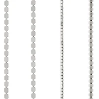 12 Pack: Silver Hematite Mix Beads by Bead Landing™