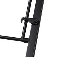 Honey Can Do Black & Maple Collapsible Wall-Mounted Hamper with Laundry Bag & Shelf