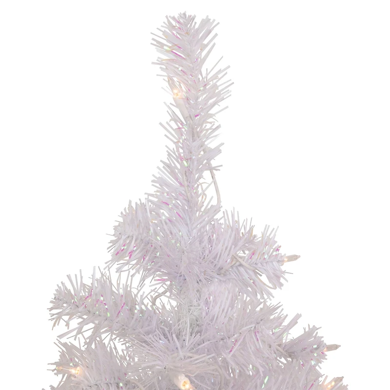 2ft. Pre-Lit White Rockport Pine Artificial Christmas Tree